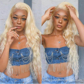 Uniky Brazilian 613 Blonde Lace Front Wig Human Hair 40 Inch 613 Virgin Hair long blonde human hair wigs